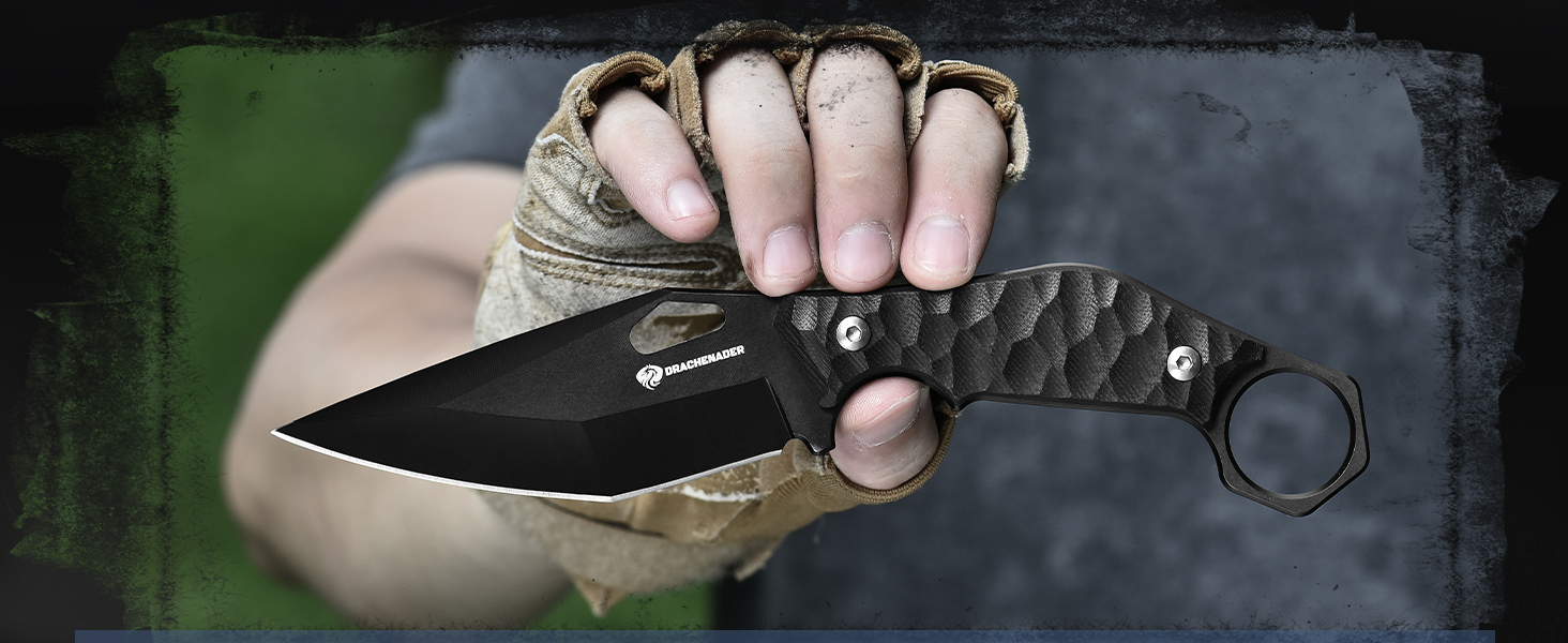 fixed blade tactical knife