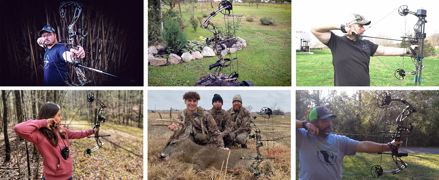 Dragon X8 compound bow shooting time
